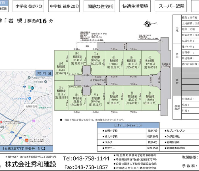 岩槻区宮町【土地】　　　　　　＿